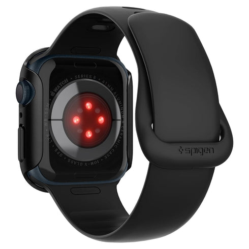 ACS05458 - Apple Watch Ultra (Apple Watch (49mm)) Case Thin Fit in black showing the front